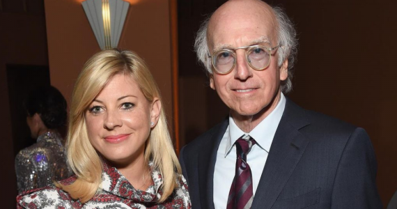 Ashley Underwood with husband Larry David.